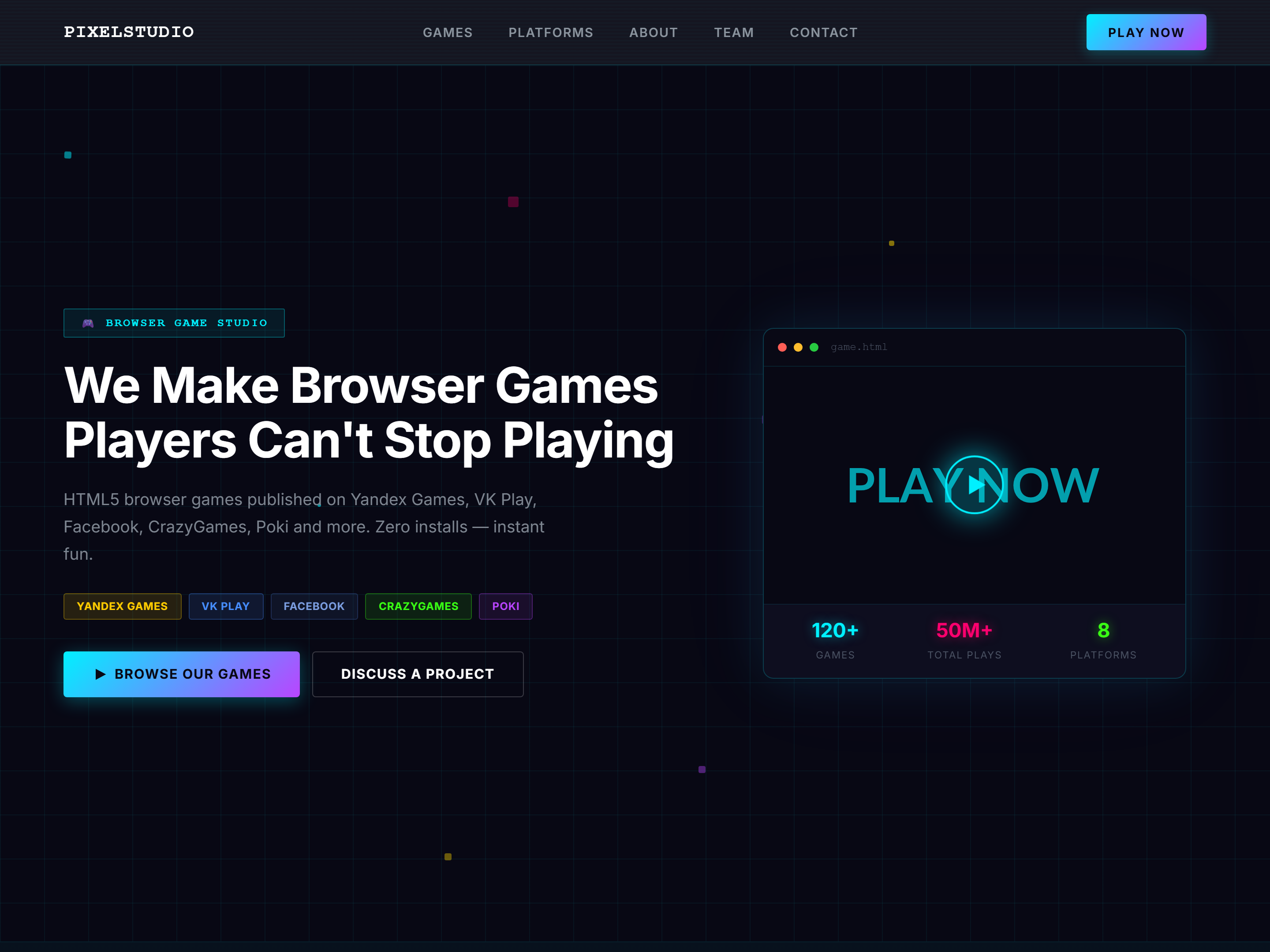 Browser Game Studio