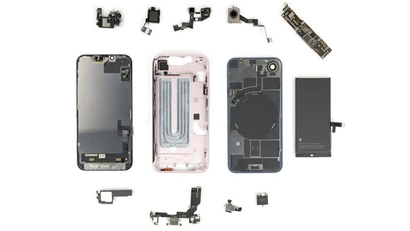 iFixit exposed the iPhone 17e – the back cover with MagSafe works on the iPhone 16e