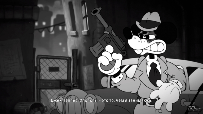 New review of "Mouse: P.I. For Hire" – a black-and-white Doom about mice