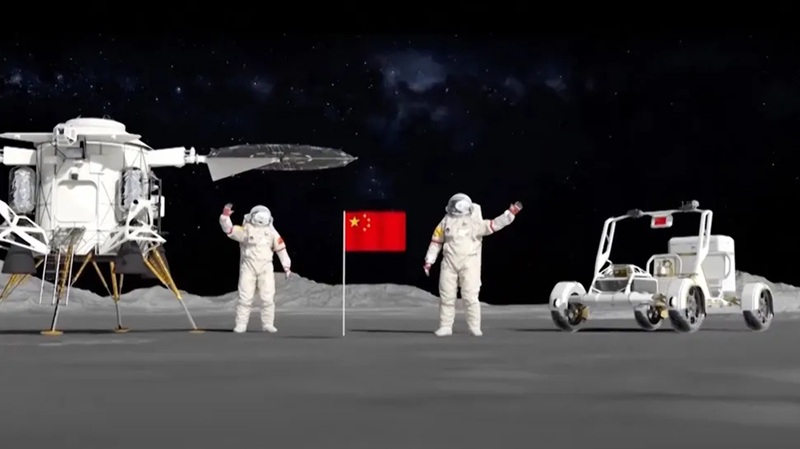 China plans to send astronauts to the Moon for the first time, landing near the “geological museum” area of Rimay‑Bode.