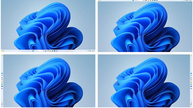The taskbar in Windows 11 will finally be movable, just like in Windows 10