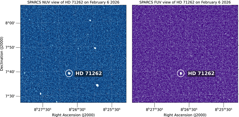 NASA has begun searching for potentially habitable extraterrestrial systems and has already received its first images from the SPARCS telescope.