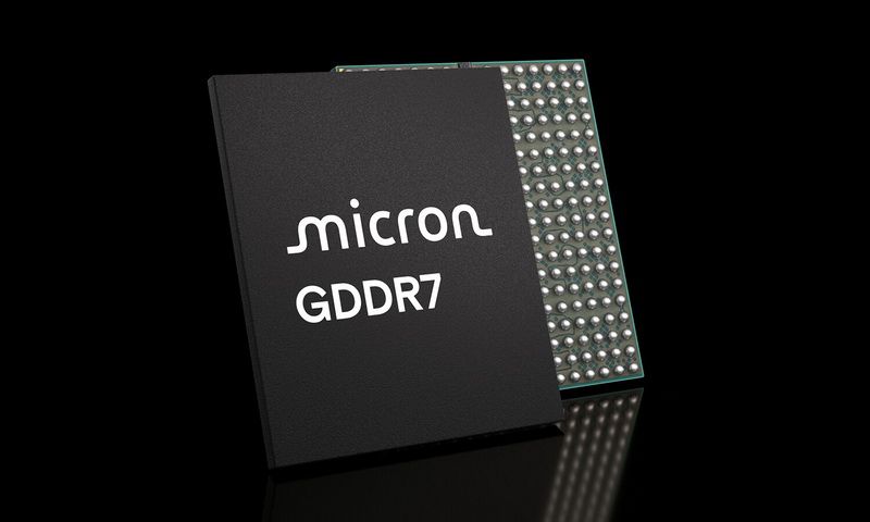 Micron introduced 3 GB GDDR7 memory chips with speeds up to 36 Gbps
