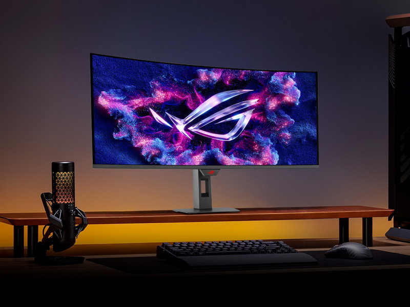 ASUS unveiled a new 34-inch monitor, the ROG Strix OLED XG34WCDMTG, featuring built-in Smart TV capabilities