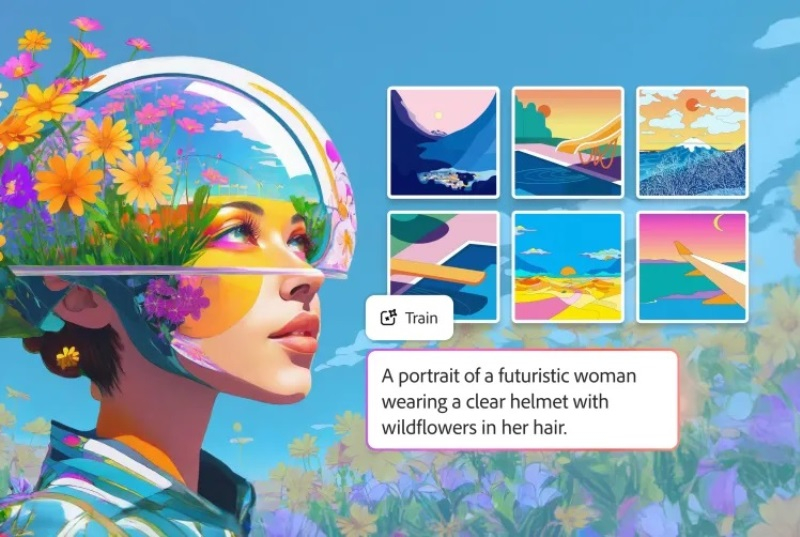 Adobe Firefly now allows training an AI image generator with your own works