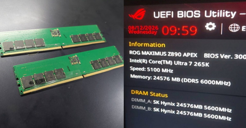 Asus confirms that its motherboards support half‑length DDR5 HUTIMM.