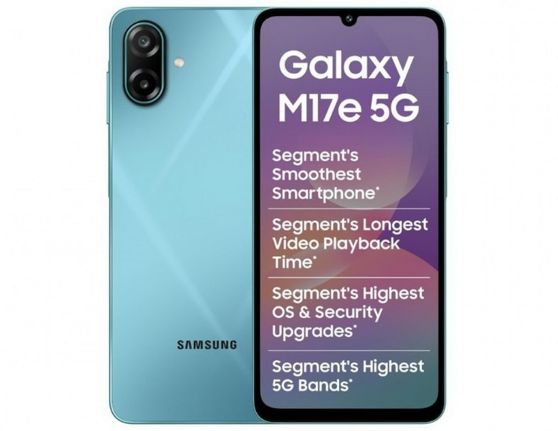 Samsung unveiled the budget phone Galaxy M17e: $140, Dimensity 6300 processor, 50‑MP camera, and a 6000 mAh battery