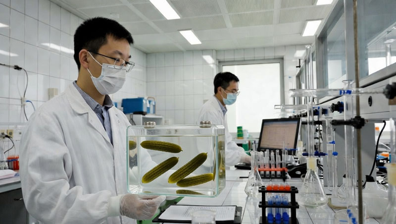 China has developed a fully eco‑saving battery in which the electrolyte is even suitable for pickling cucumbers