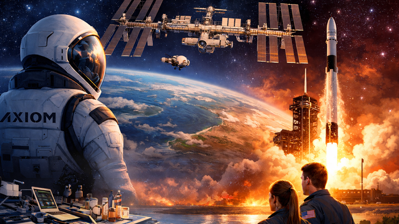 Axiom and NASA have signed an agreement: a new crew of space tourists will fly to the ISS in January 2027.