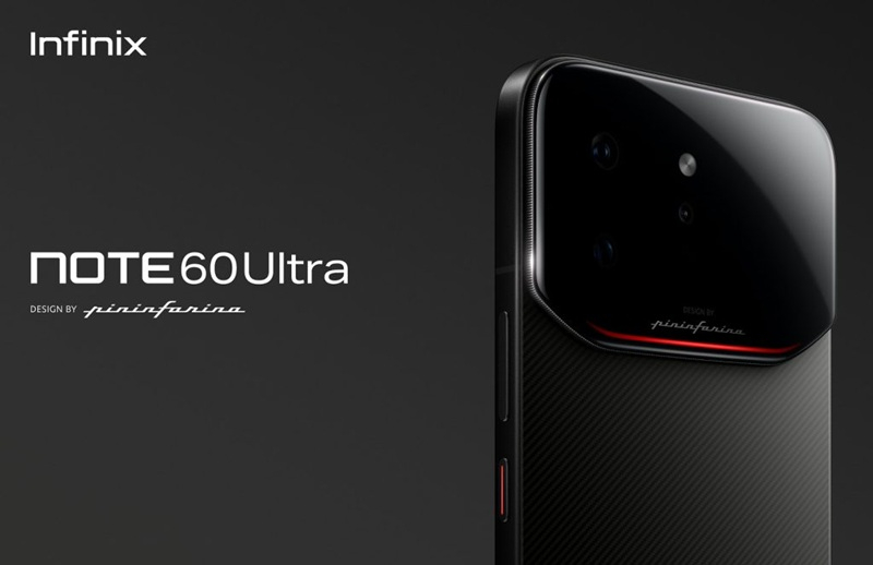 Infinix released a new smartphone, the Note 60 Ultra, developed in collaboration with Pininfarina.
