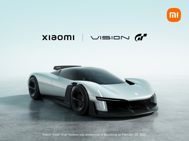 Xiaomi will launch the virtual hypercar Vision GT in the game Gran Turismo 7 and showcase it at MWC 2026.