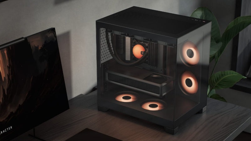 Fractal Design introduced the Pop 2 Vision case, featuring panoramic glass, a dual camera, and reversible fans.
