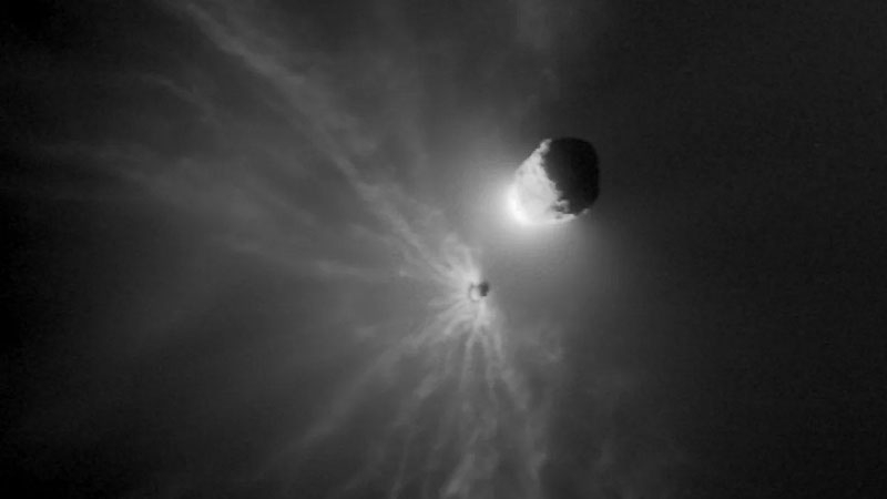 Humanity has for the first time reconfigured the orbits of celestial bodies, and the solar system will no longer remain as it was.