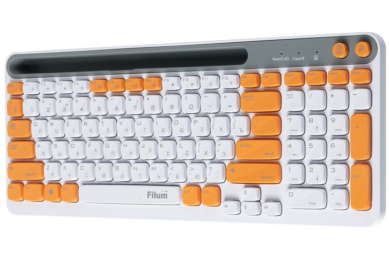 Filum launched a series of wireless keyboards FL-WKB: bright design and connectivity via Bluetooth or 2.4 GHz
