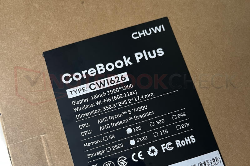 Chuwi has been found again for swapping processors: the laptop is equipped with a weak Ryzen compared to the advertised specifications