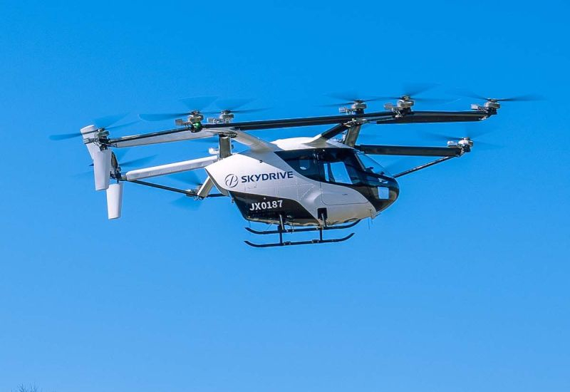 Video: the flying taxi SkyDrive has taken off over Tokyo, and commercial flights will begin in 2028