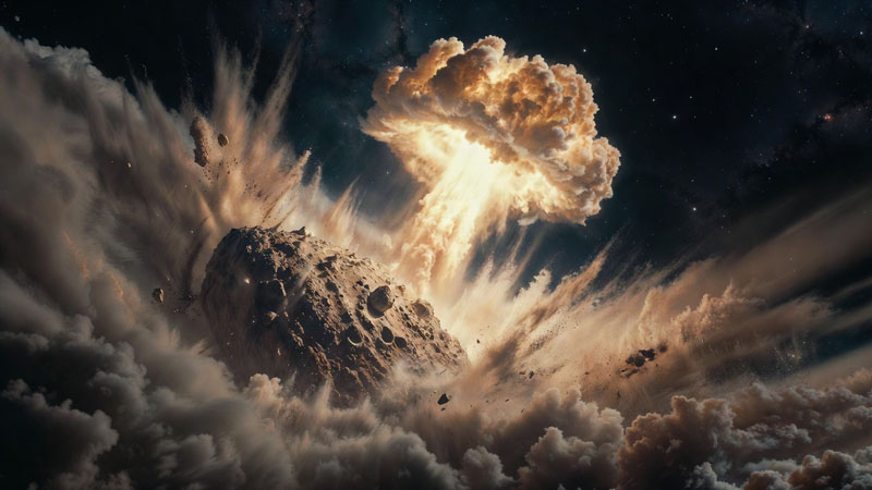 Perhaps a nuclear bomb will protect the planet from an asteroid more safely than anticipated—researchers carried out an experiment.