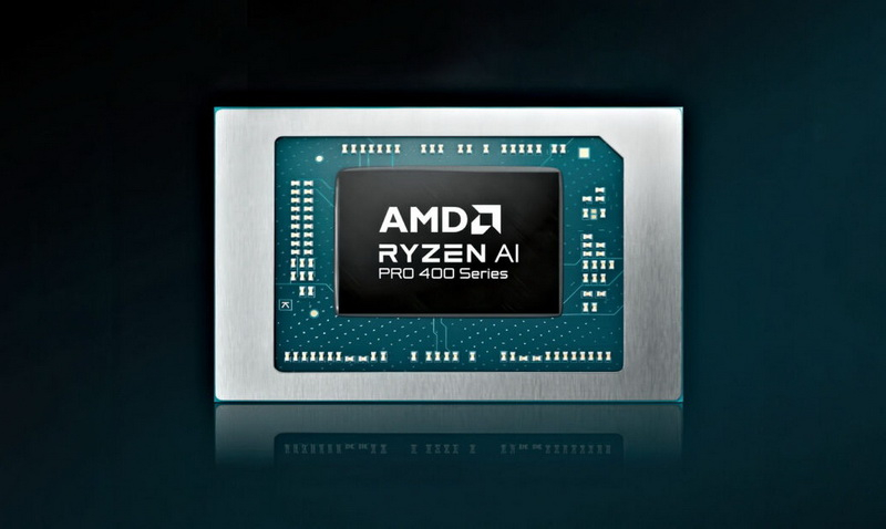 AMD released the mobile Ryzen AI Pro 400 for business laptops and portable workstations