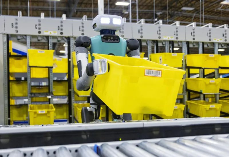 Toyota has brought in a family of humanoid robots, the Agility Digit, for RAV4 production