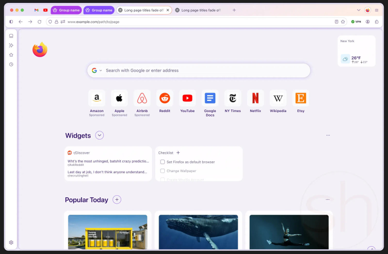 Mozilla is developing a large-scale redesign of Firefox under the codename Nova—this is what the future browser will look like.