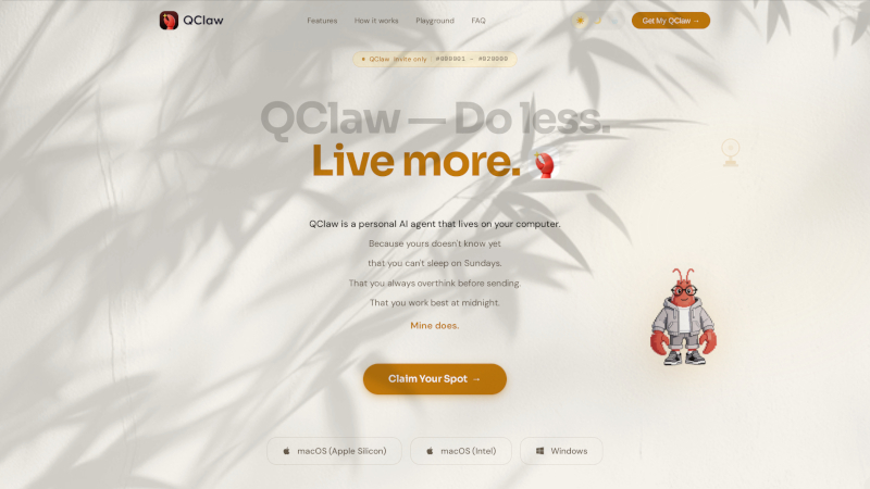 Tencent has begun testing the AI agent QClaw but has significantly reduced its availability