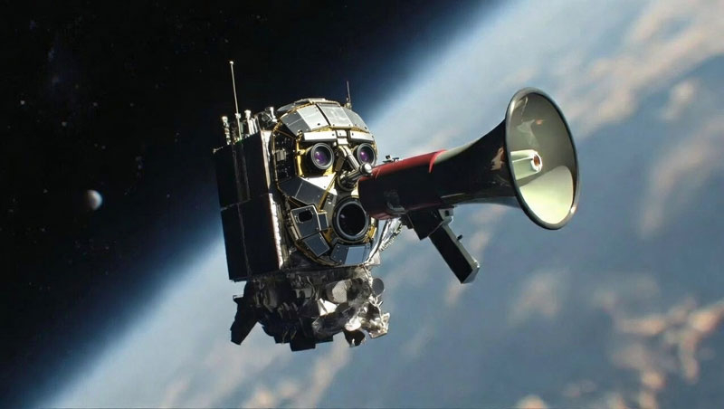 Boeing trained satellites to translate telemetry into a language understandable by people so that anyone can comprehend it.