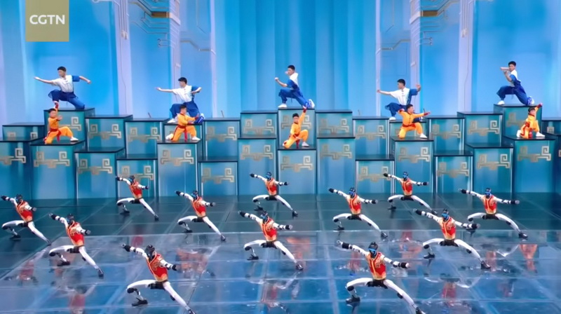 China showcased humanoid robots in the main New Year show, demonstrating their kung‑fu.