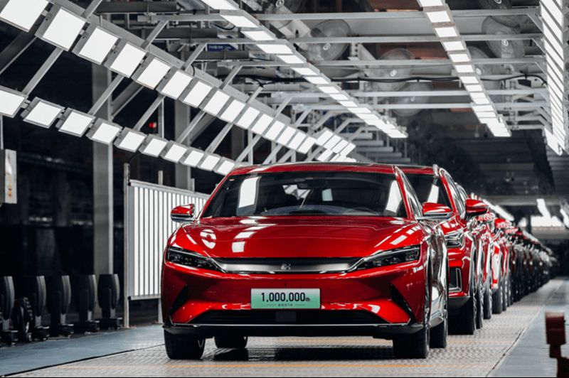 The Chinese EV market has slowed down: January BYD sales fell to a two‑year low