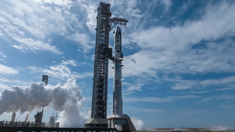 The first Starship V3 test transfer as part of Flight‑12 is scheduled for May 20.