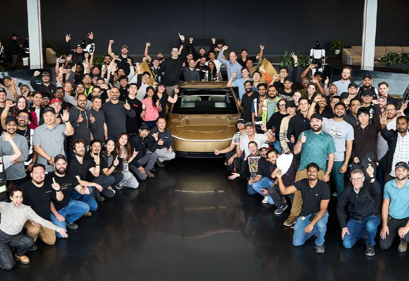 Elon Musk has once again announced the start of production for the autonomous Tesla Cybercab taxi.