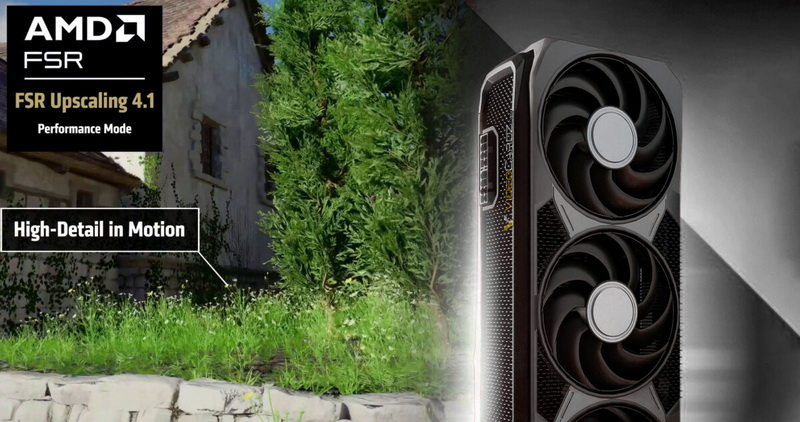 AMD introduced FSR 4.1, enhancing image detail and smoothness, though support is limited exclusively to Radeon RX 9000.