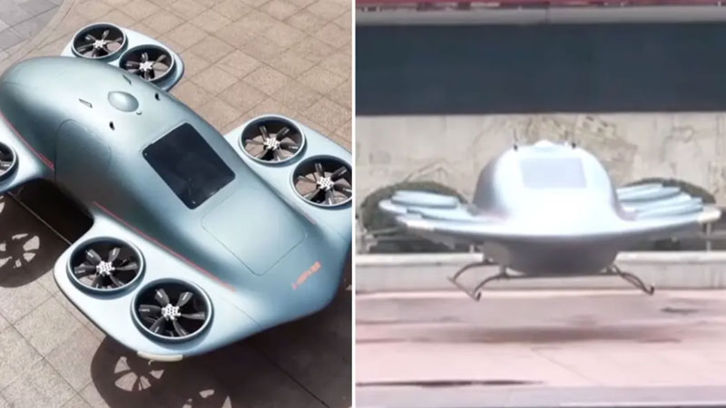 In China launched a "flying disc" with channel fans, perfectly suited for urban flights