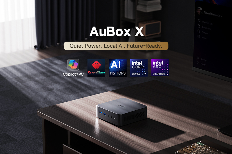 Chuwi has released a new compact PC, the AuBox X, powered by an Intel Core Ultra processor.