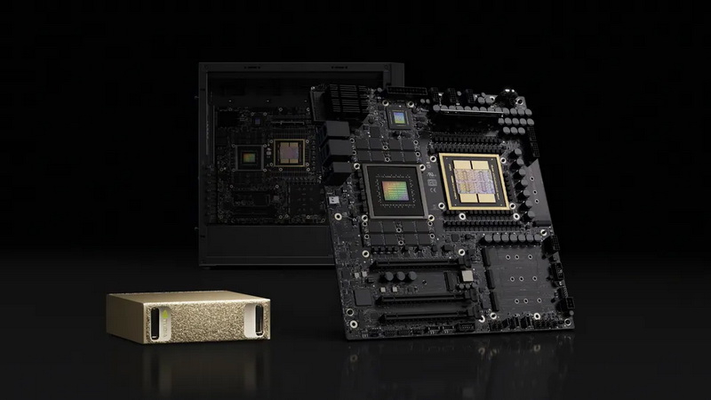Nvidia finally unveiled the DGX Station workstation, based on the GB300 Grace Blackwell and equipped with almost a petabyte of LPDDR5X memory