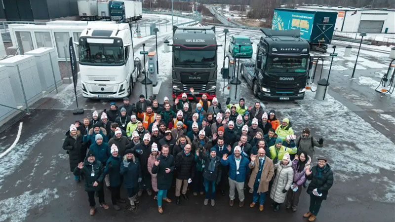 Sweden unveiled a 1.2 MW electric vehicle charger—and the cold didn’t stop it.