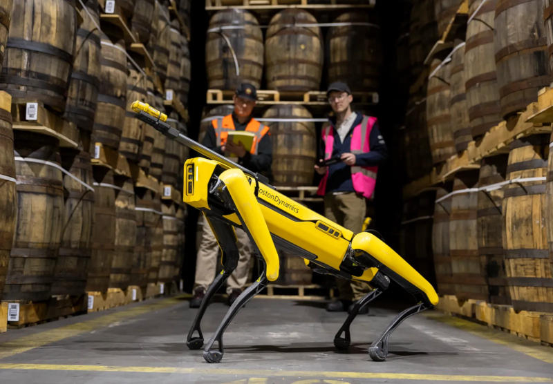 Dewar’s has created a robot detective that detects whiskey vapor leaks.